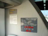 13.06.2007 - před Mataró: interiér jednotky řady 463 ''Civia'' na vlaku do Mataró - obsaditelnost a evakuační plán © PhDr. Zbyněk Zlinský