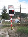 Nový výstražník B, km 266,464, 18.4.2007, Turček, © Ing. Tomáš Rotbauer