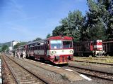 18.08.2007 - Železný Brod: 810.311-1 v čele Os 26270 do Tanvaldu, vpravo 742.171-2 © PhDr. Zbyněk Zlinský