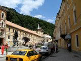 Băile Herculane, vľavo Herkulova socha, 27.6.2007 © Tomáš Gerčák