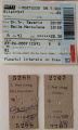 Lístok na IC (hore) a lístky na osobák (dole) © Tomáš Gerčák