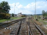 Mladotice – pohled od žih. zhlaví vpravo koleje traťovky, 2.9.2007, © Michal Šuhajda