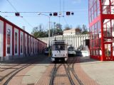 22.09.2007 - vozovna DP Liberec: odstavené ''metrové'' tramvaje © PhDr. Zbyněk Zlinský