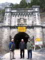 Španielska stanica Canfranc, Somportský tunel, železničný, dnes bez koľají, 11.3.2006, © František Halčák