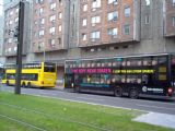 014	 Berlin- 2 patrové autobusy nejnovějšího typu DL BVG čekají v konečné zastávce Alexandreplatz na odjezd linky M48. 01.09.2007© Ing. Jan Přikryl