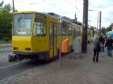 Berlin- typická souprava tramvají T6A2 BVG na konečné linky 68 Alt Schmöckwitz. 01.09.2007© Ing. Jan Přikryl