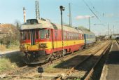 18.04.1995 - Praha-Horní Počernice: 860.001-7 na měřícím vlaku jako 1.nsl Sp 1751 © Václav Vyskočil