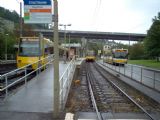 012	Stuttgart- typická nadzemní stanice normálně rozchodné tramvaje, zde Heslach Vogelrain. 03.09.2007© Ing. Jan Přikryl