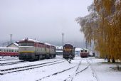 MDC - ŽSR, Bratislava východ, pod perinou prvého snehu. 11. 11. 2007 © Boris Dzurňák