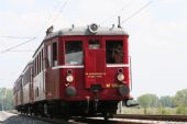 26.04.2007 - Břeclav: protokolární vlak z Lanžhota ve složení M 131.1448 + BDlm 6-2123 + Blm 4-6564 + M 131.1463 © Milan Vojtek