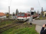 30.10.2007 - Prechod prvého oficiálneho vlaku s novým PZZ do Poltára © štb