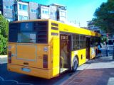 Venezia- NP autobus Breda/Menarini na lince C, zajišťující dopravu na ostrově Lido stojí v terminálu S.M. Elisabetta. 09.09.2007© Ing. Jan Přikryl