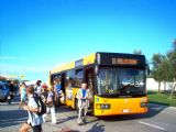 Venezia- výstupní zastávka Pellestrina s autobusem Breda/Menarini ev.č. 389 ACTV. 09.09.2007© Ing. Jan Přikryl