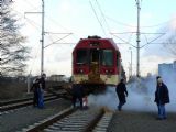 Střet vozu 843.028-2 na R 884 s kamionem ve Štítině 13.12.2007 © Karel Furiš