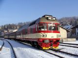 20.12.2007 - Tanvald: 854.006-4 v čele R 943 Tanvald - Praha-Vršovice © PhDr. Zbyněk Zlinský