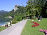 Bled - pobřežní promenáda, 15.7.2007, © Aleš Svoboda