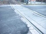 15.12.2007, Hlohovec - úhľadne natiahnutý asfalt... Až k ''novým bariéram'' zo špeciálneho supertvrdého dreva, © Martin Halás