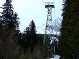 6.2.2008, podpera č.7 visutej lanovky s výškou 37 metrov © Ing. Tomáš Chovanec