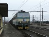 18.02.2008 - Pardubice hl.n.: 163.019-3 se prořítila nádražím s nákladním vlakem © PhDr. Zbyněk Zlinský