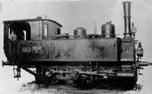 310.4 Charakteristický rušeň uhoských miestnych železníc z 80. rokov 19. storočia © archív ŽSR - MDC