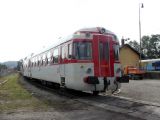 17.09.2006 - Zastávka u Brna: motorový vůz 850.001-9 (ex M 286.0001, 1962) v retro-laku na výstavě vozidel © PhDr. Zbyněk Zlinský