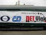 18.03.2008 - Hradec Králové hl.n.: transparent na služebním voze NET Vlaku © PhDr. Zbyněk Zlinský