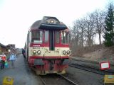 25.2.2008 - Martinice v Krkonoších 854.215 na Sp vlaku do Chlumce nad Cidlinou © Jakub Vyskočil