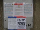 05.04.2008 - Trutnov střed: oznámení o staré i nové výluce na peronu © PhDr. Zbyněk Zlinský