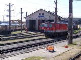 30.3.2008 – St. Pölten Alpenbahnhof: depo s odstavenými stroji 1099 a 2095 © Marek Topič