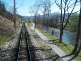 30.3.2008 – Řeka Pielach doprovází úzkorozchodnou železnici v Talstrecke © Marek Topič