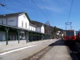 30.3.2008 – Stanice Mariazell s lokomotivou 1099 © Marek Topič