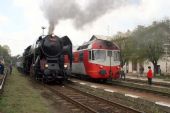 475.101,setkání s 850.001. Střelice 14.4.2008 © Milan Vojtek