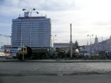 09.02.2008 - Hradec Králové: stavební ruch měnící Riegrovo náměstí před nádražím ČD © PhDr. Zbyněk Zlinský
