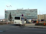 09.02.2008 - Hradec Králové: provizorní zastávky meziměstských autobusů na Riegrově náměstí © PhDr. Zbyněk Zlinský