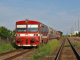 Osobný vlak z Dunajskej Stredy ukončil svoju cestu v žst. Nové Košariská, 15.5.2008, © Marián Rajnoha