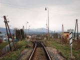 pohľad na krajnú výhybku od Trenčína do stanice, foto: Djexpres