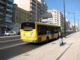 Lisboa- autobus MAN/Marcopolo číslo 2331 CARRIS z roku 2005 opouští na lince 12 zastávku Marques Pombal. 13.05.2008 © Ing. Jan Přikryl