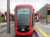 Madrid- čelo tramvaje Alstom Citadis číslo 132 na zastávce linky ML1 Palas de Rey. 14.05.2008 © Lukáš Uhlíř