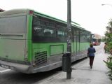 Madrid- regionální autobus společnosti Argabus za chvíli odjede´z terminálu Conde de Casal zpět do Argandy del Rey. 14.05.2008 © Lukáš Uhlíř