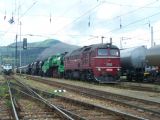 T 679.1168 , 486.007 , 556.036 , 475.196 a vľavo E 499.047 , ktorá vystriedala Antona , 16.6.2008 , Žilina zriaďovacia stanica © lacino.h