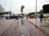 05.06.2008 - Sousse: někdejší spojka mezi nádražími na Place Farhat Hached - pohled od zazděného vjezdu do nádraží Grandes Lignes © PhDr. Zbyněk Zlinský