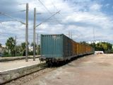 08.06.2008 - Mahdia: nákladní vozy (kontejnery místo ''zetek'', které SNCFT vůbec nemá) © PhDr. Zbyněk Zlinský