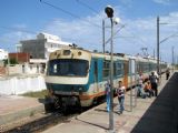 08.06.2008 - Bekalta: křižování s jednotkou YZ-E-004 na vlaku 527 Sousse Bab el Jedid - Mahdia (foto z vlaku 536) © PhDr. Zbyněk Zlinský