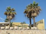 10.06.2008 - Monastir: mašinka na terase hotelu Esplanade © PhDr. Zbyněk Zlinský