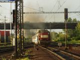 8.8.2008 - Ostrava-Svinov: pantograf v nezávislé trakci jako ''kyvadlo'' Bohumín - Studénka a zpět © Jakub Sýkora