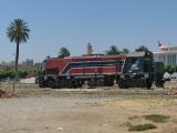 15.06.2008 - Sousse: lokomotiva 91 91 0 000566-0 při objíždění soupravy DClim 5-12/55 Tunis Ville - Sousse © PhDr. Zbyněk Zlinský