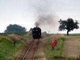 07.09.2008 - Dobruška: 423.0145 přijíždí od Pulic na vlaku 39447 z Opočna sledována Vlaky.net-Vyskočily © PhDr. Zbyněk Zlinský