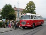 07.09.2008 - Opočno pod O.h.: autobus Š 706 RTO má na náměstí cestou z nádraží do Servisbalu zastávku 25 minut na prohlídku výstavy © PhDr. Zbyněk Zlinský