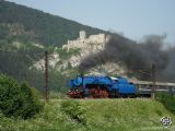 Mimoriadny vlak pod Strečnom, 31.5.2008, Strečno, © Dušan Antalík