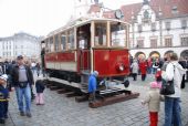 28.10.2008 - Olomouc: historická olomoucká tramvaj číslo 16 na Horním náměstí © Radek Hořínek